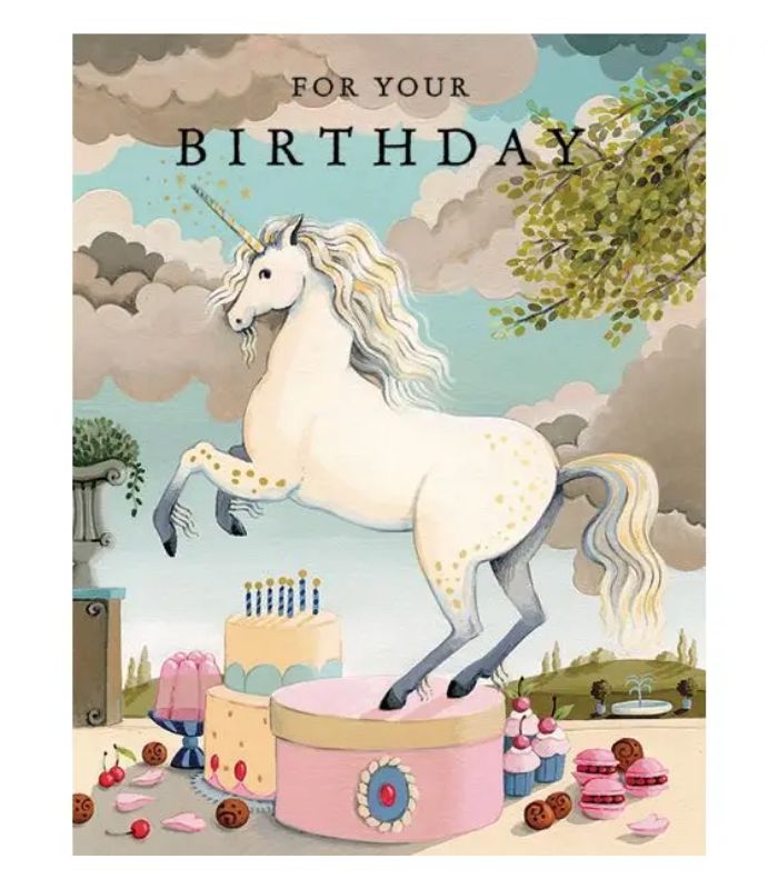 Foil Card-Unicorn Birthday | Ink You