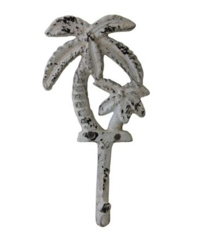 Palm Tree Metal Wall Hook-Whit | Ink You
