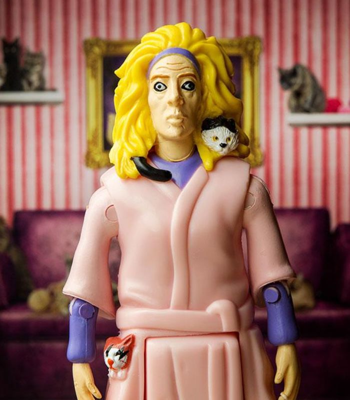 Archie McPhee - Crazy Cat Lady Action Figure | Ink You