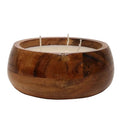 Wooden Bowl Candle - Jess - Spice - 15x7x15cm | Ink You