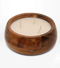 Wooden Bowl Candle - Jess - Spice - 15x7x15cm | Ink You