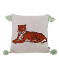 Kids Cushion - Tiger - Natural Cream - 45x45cm | Ink You