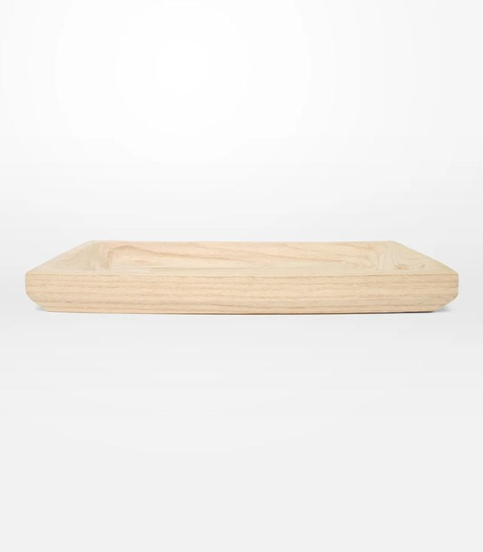 Flat Timber Tray - Natural - 42x4x20cm | Ink You