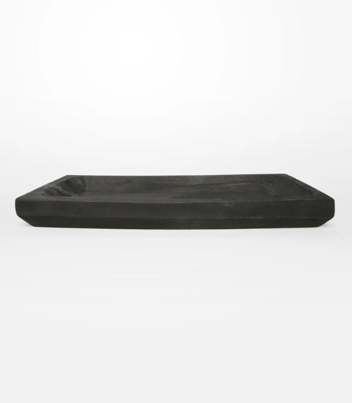 Timber Tray - Flex - Black - 42x4x20cm | Ink You
