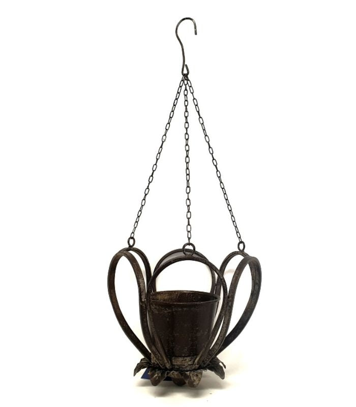 SMALL METAL HANGING PLANTER | Ink You