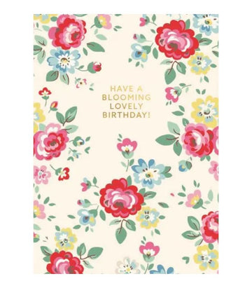 Foil Card-Blooming Lovely Birthday | Ink You