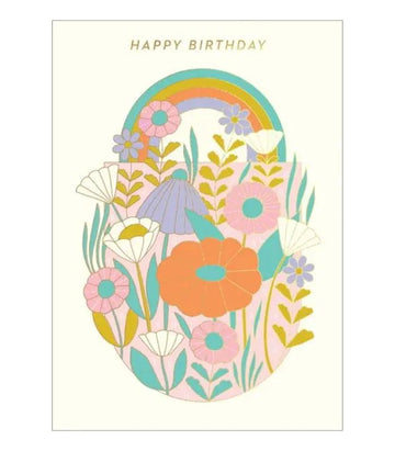 Foil Card-Happy Birthday Daisies | Ink You