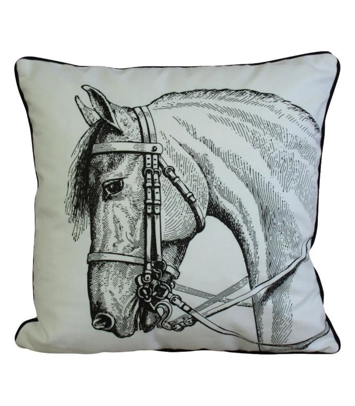 Equestrian Horse Cushion - 45x45 | Ink You