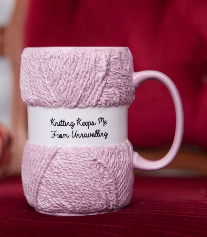 Knitting Mug - Unravelling | Ink You