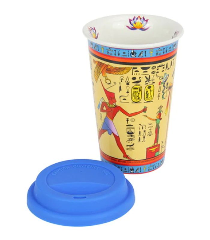 350ml Egypt Travel Mug Premium Pharoah (Gift Box) | Ink You