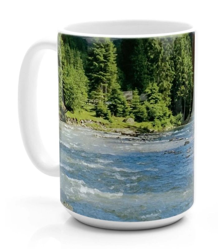 PRANK-O When Nature Calls Riverscape Mug | Ink You