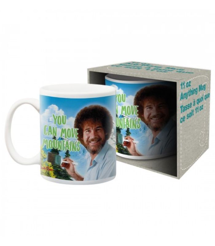 You Can Move Mountains Bob Ross Mug