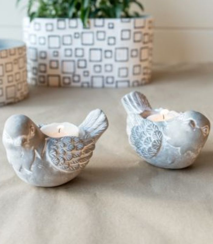 Kevin Bird Planters (Set of 2)