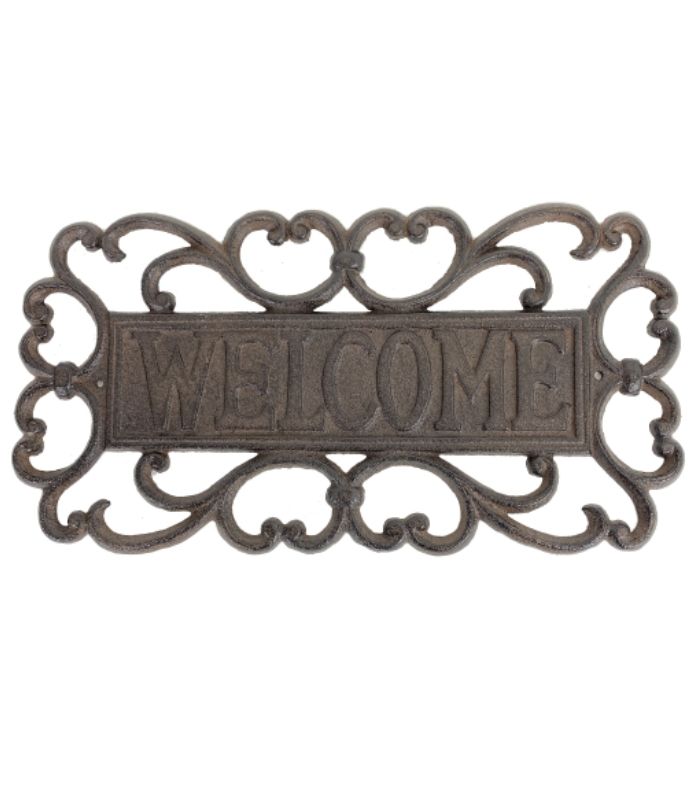 Woodside Cast Iron Welcome Sign