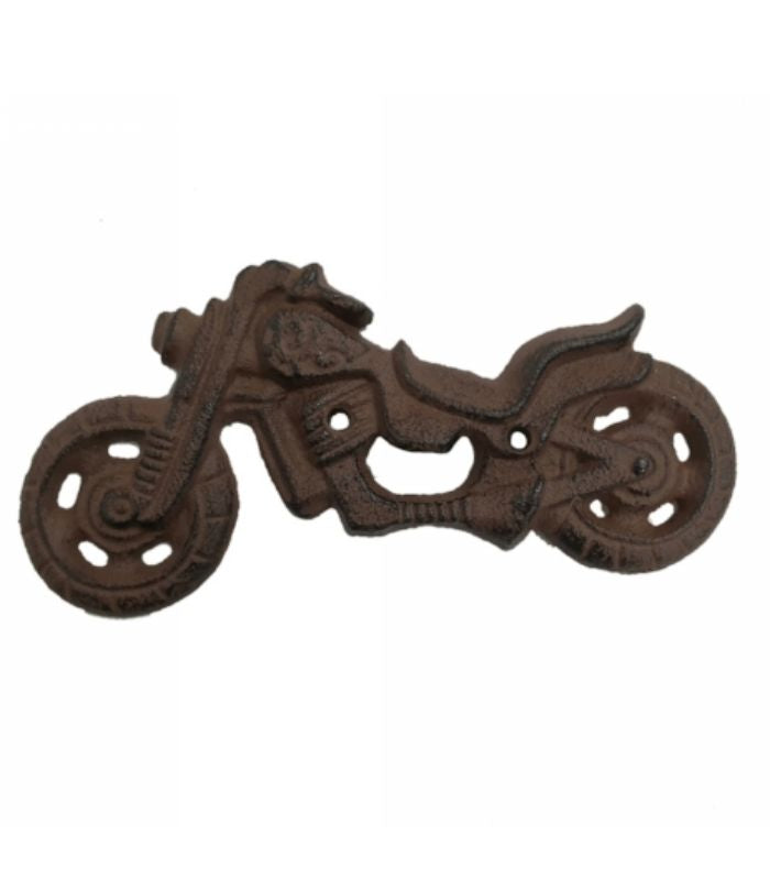 Rustic Cast Iron Motorbike Bottle Opener