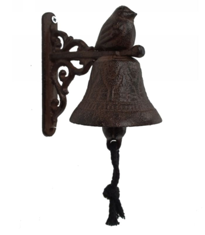 Cast Iron Sitting Bird Door Bell