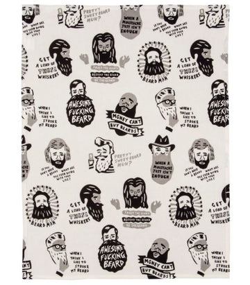 Awesome F*cking Beard Tea Towel