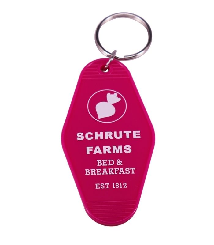 schrute beet farms inspired key tag - 1