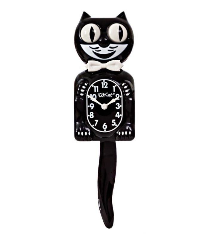 kit-cat clock classic black - 0