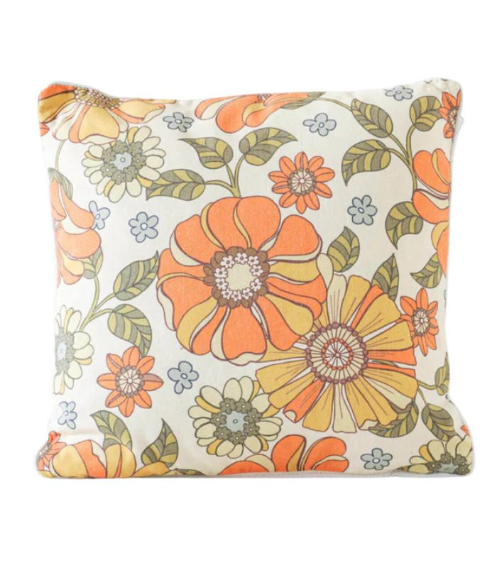 funky floral indoor cushion cover - 1