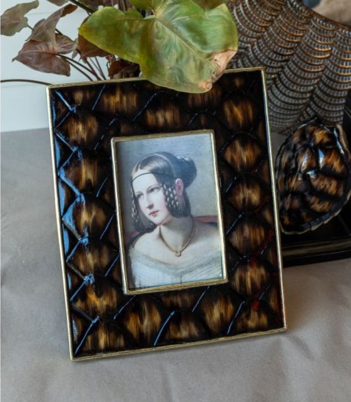 Toni Faux Turtle Shell Picture Frame | Ink You