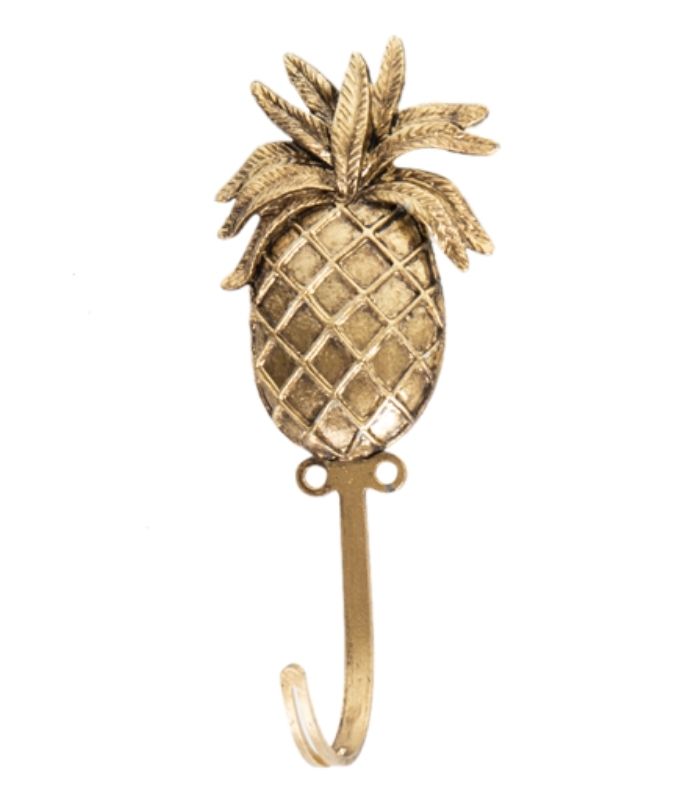 pewter pineapple hook - 0