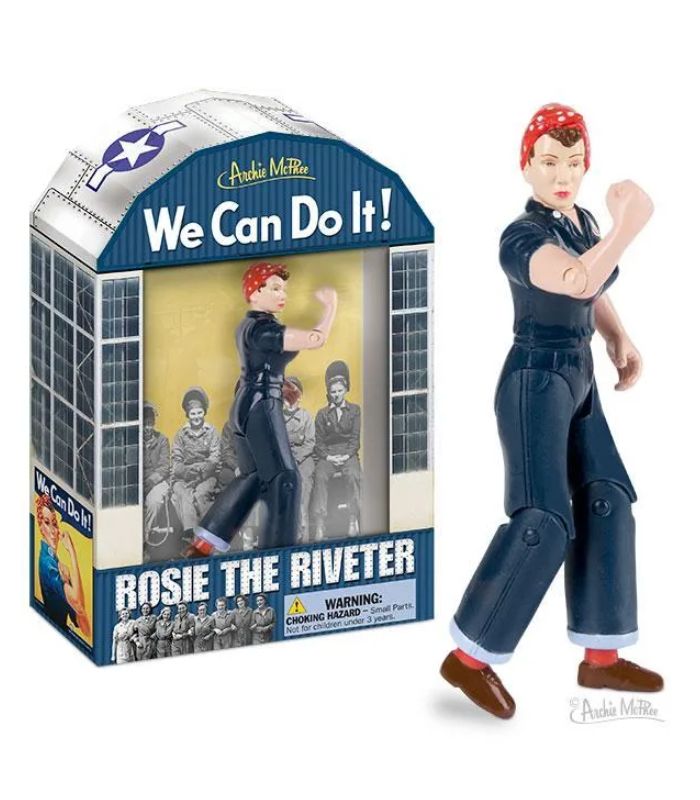 Archie McPhee - Rosie The Riveter Action Figure | Ink You