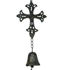 Hanging Rustic Cross with Bell | Ink You