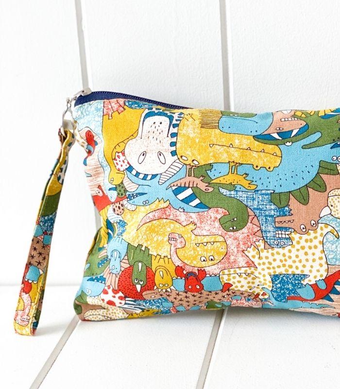 Zippered Pouch - Dinosaur Mashup | Ink You