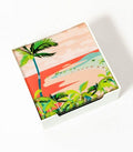 Peach Beach Dreams Glass Coasters | Ink You