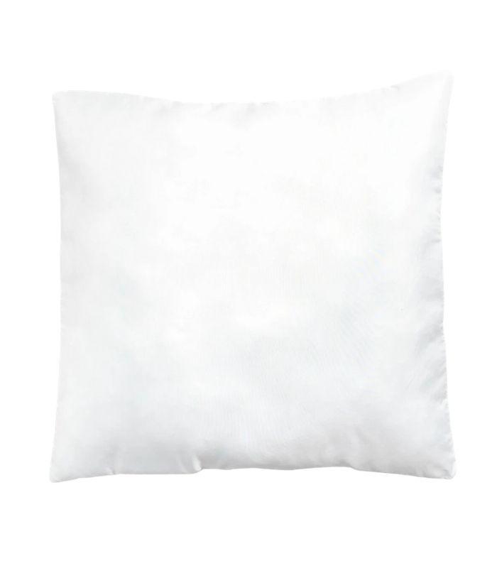 white poly filled indoor cushion insert heavy cover 45x45 - 0