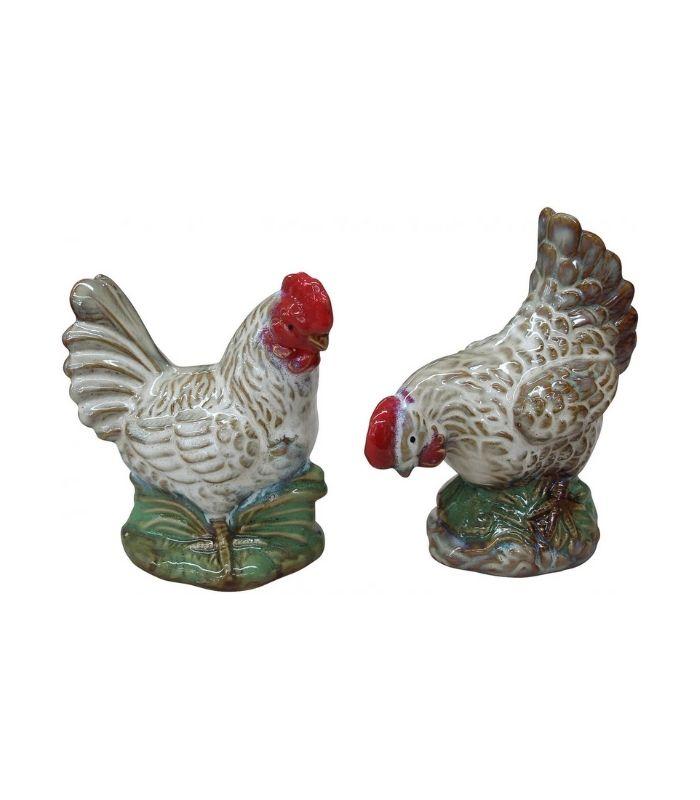Decorative Item Chicken & Rooster Couple