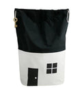 cotton canvas drawstring bag house - 1