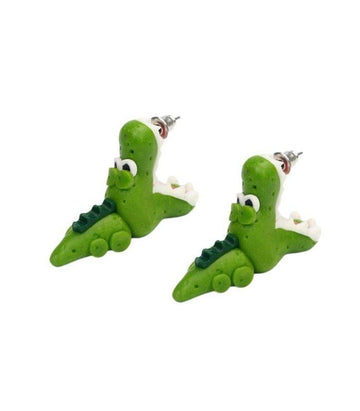 Earrings Bitey Crocodile Stud Earrings