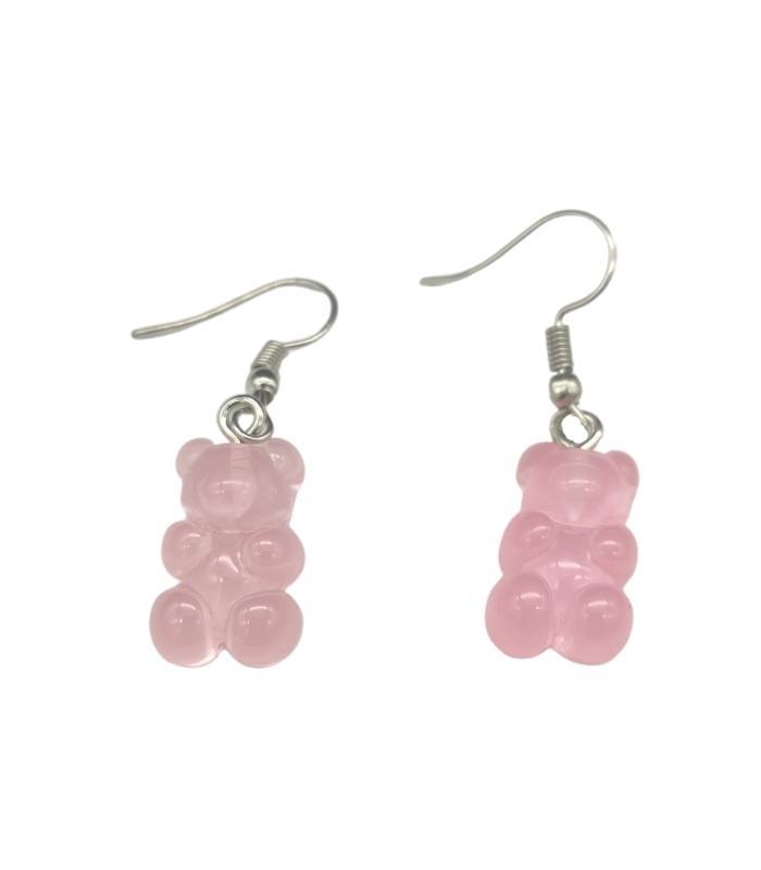 Gummy Bear Earrings - Pink | Ink You
