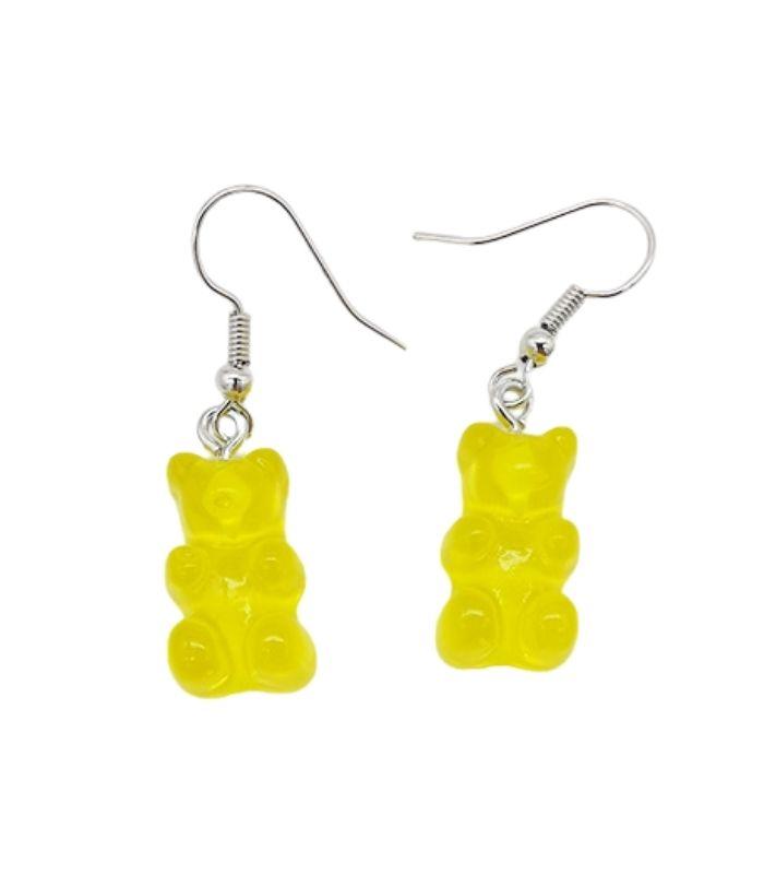 Gummy Bear Earrings - Yellow | Ink You