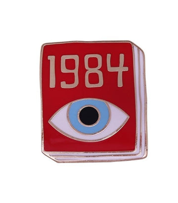 1984 enamel pin - 0