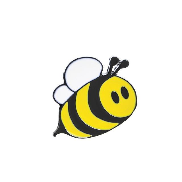 Enamel Pin Bumble Bee Enamel Lapel Bin