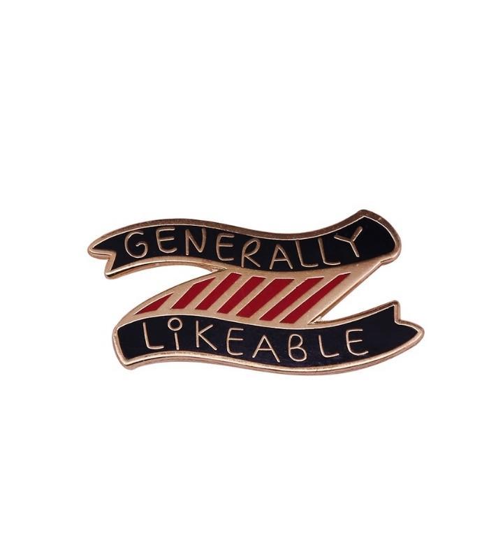 Generally Likeable Enamel Pin | Ink You