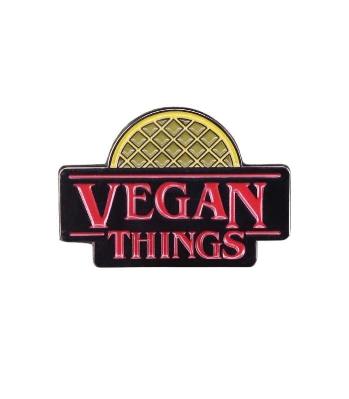 Enamel Pin Stranger Things Inspired Vegan Things Enamel Pin