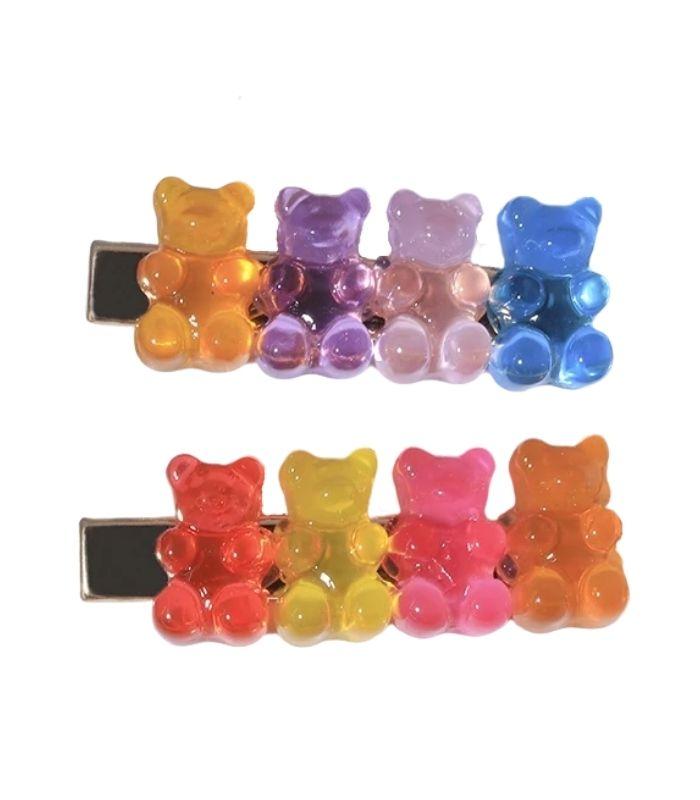 Gummy Bear Hair Clips - 2 Pack | Ink You