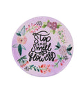 Round Inspirational Flower Magnet 7cm | Ink You