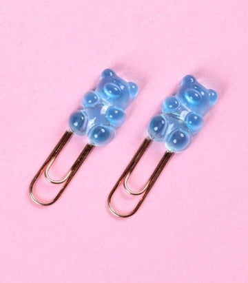 Gummy Bear Paperclips - Blue | Ink You