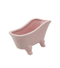 bathtub claw foot  succulent planter pink - 0