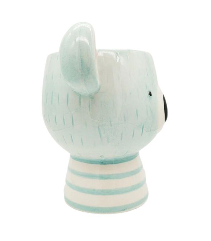 Planter Blue Koala Head Pot