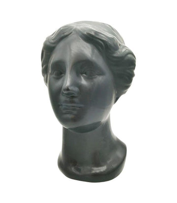 Portrait Woman Statue Vase - Black | Ink You