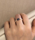 Pearl Stone Ring -  Blue Stone | Ink You