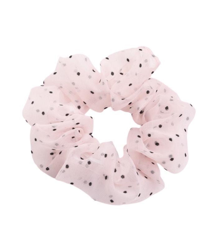 Spotted Scrunchy Hairband - Pink | Ink You