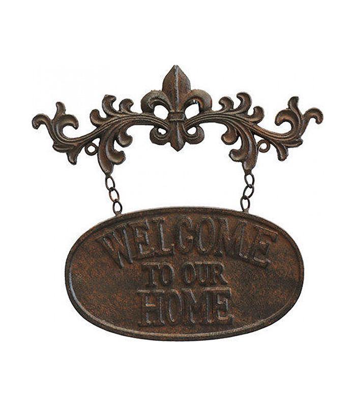 Welcome Home Metal Sign | Ink You