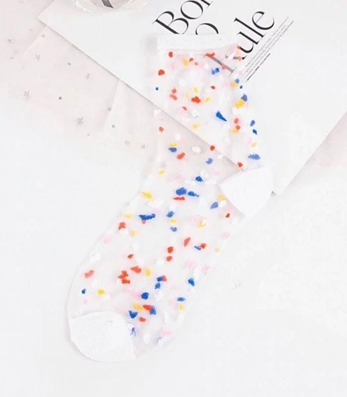 Transparent Party In Your Socks - White | Ink You
